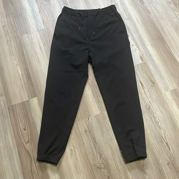 ASOS jogger pants Black Zip Closure Drawstring Casual Lightweight Size S - Picture 2 of 12